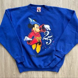 Vintage Disney, 25th Anniversary Crewneck- Size Medium